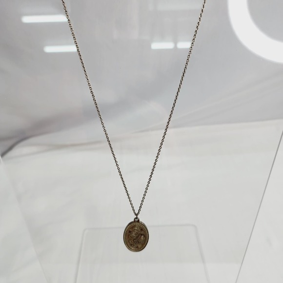 Vintage H.M Queen Elizabeth- Queen Mother 1980 Rose Pendant Necklace - Picture 2 of 5